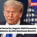 Social Security August 2025 Payment Breakdown: $4,983 Maximum Benefit