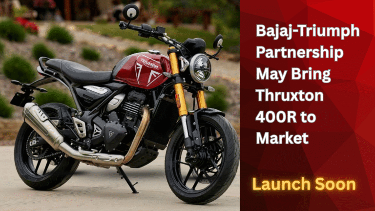 Bajaj-Triumph Partnership May Bring Thruxton 400R to Market