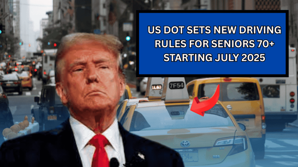 US DOT Sets New Driving Rules for Seniors 70+ Starting July 2025