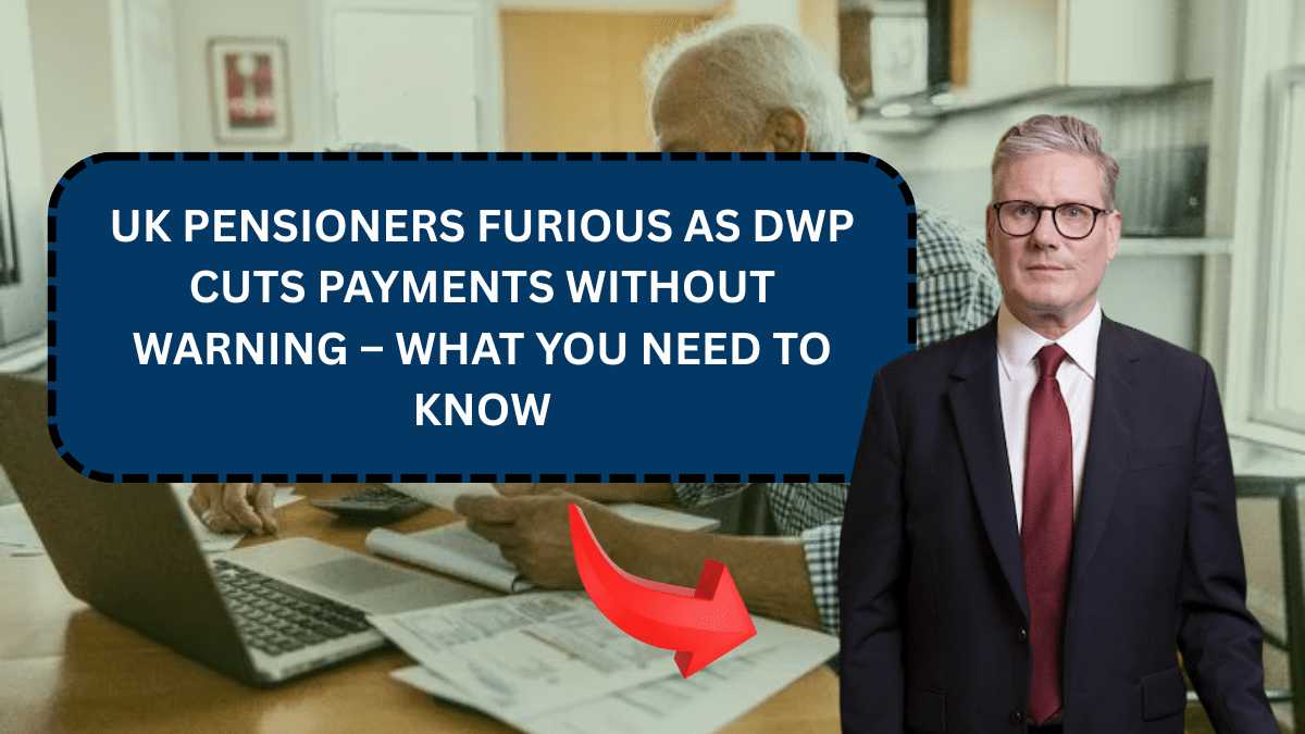 UK Pensioners Furious as DWP Cuts Payments Without Warning